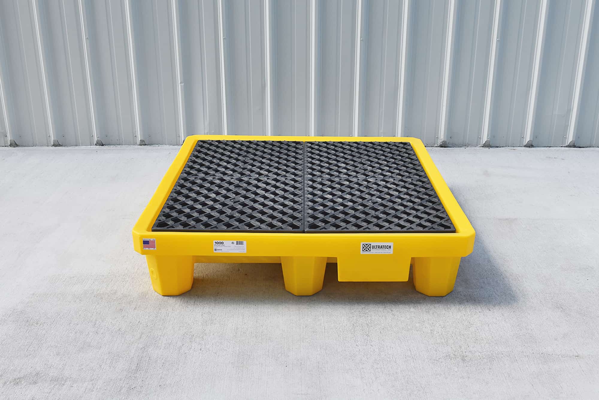 4-Drum Ultra-Spill Pallet® Standard Model (w/o drain) - Containment